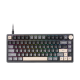 Royal Kludge RK R75 RGB Hot-Swappable Silver Switch Mechanical Keyboard