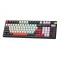 T-Wolf T70 Tri Mode Hotswappble RGB Mechanical Gaming Keyboard - White Black